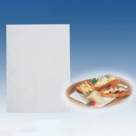 >【直送品】cotta パン用純白ロール 394×363　6切 5462 100枚/袋（ご注文単位1袋）