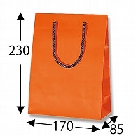 >HEIKO 紙袋 ブライトバッグ T-3 Dオレンジ(マットPP貼り) 10枚