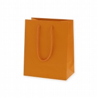 >HEIKO 紙袋 プレーンチャームバッグ 20-12 オレンジ 10枚