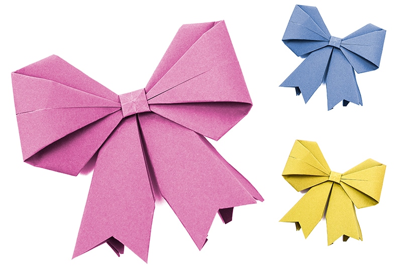 シモジマ 折り紙で作るいろいろなリボンの折り方をご紹介 包装用品 店舗用品の通販サイト