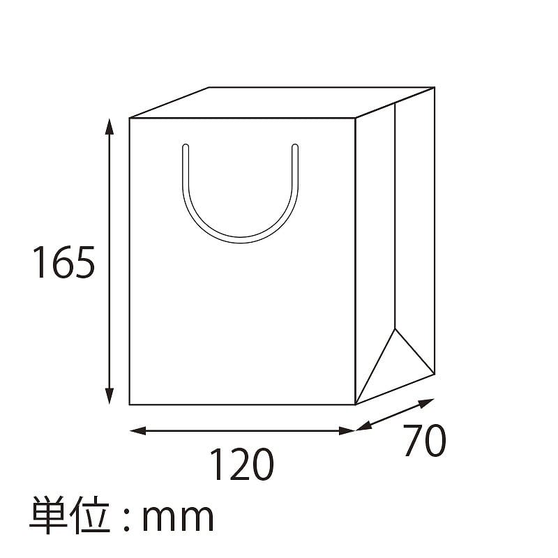 【オリジナル印刷】特注TCB 高級手提げ袋 120×70×165 2色 ベタ無 500枚