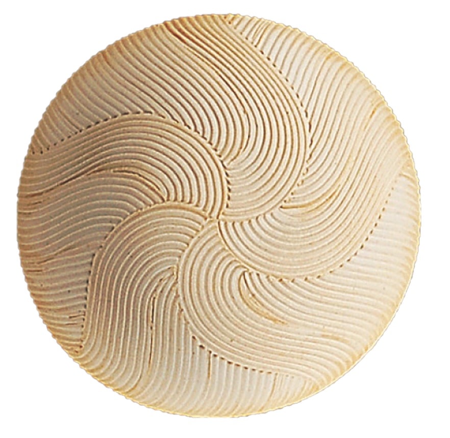【直送品】金正陶器 白釉波紋丸型すり鉢3.5号 1個（ご注文単位1個）