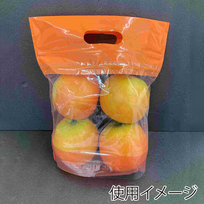 【直送品】 鈴木特殊化工 鮮度保持袋　ヒモチバッグ　スタンドタイプ みかん用  100枚/袋（ご注文単位10袋）