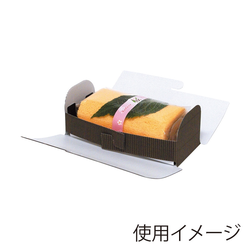 曙産業 ケーキフード 日本製 業務用品 ロールケーキがまるごと入るケース トレーの上でそのままケーキをカットできる ハンドル兼用のストッパー 年間定番  - 食器、グラス、カトラリー