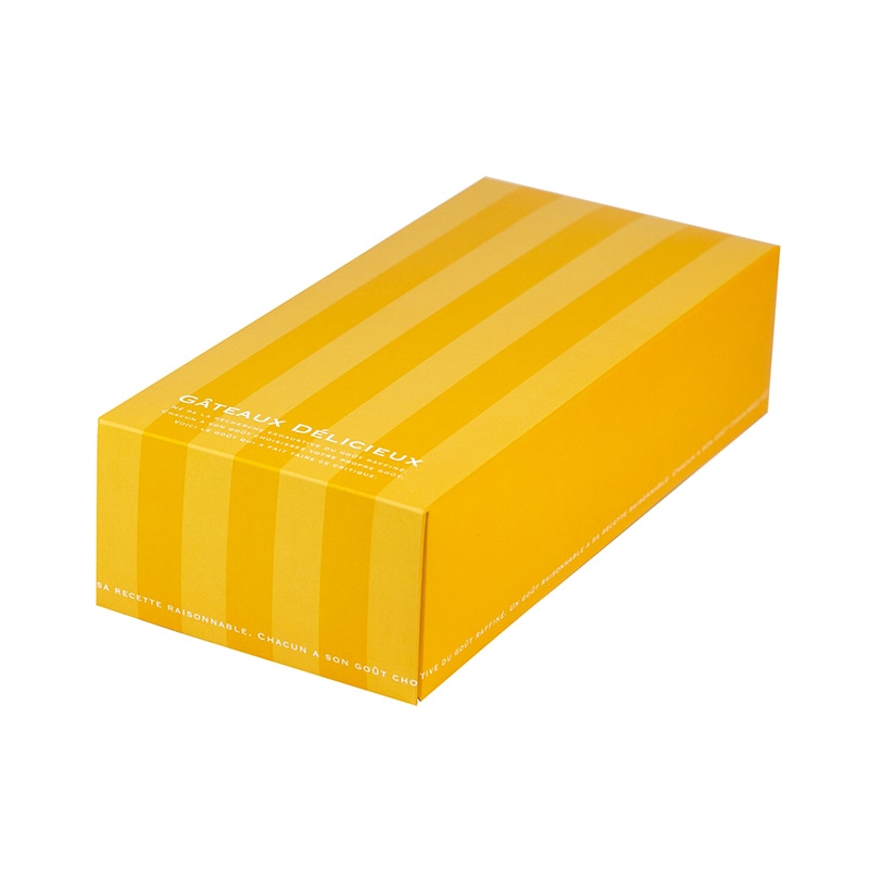 【直送品】 ヤマニパッケージ 洋菓子箱　ドゥミセックギフト　S オレンジ 20－1555OR 100セット/箱（ご注文単位1箱）