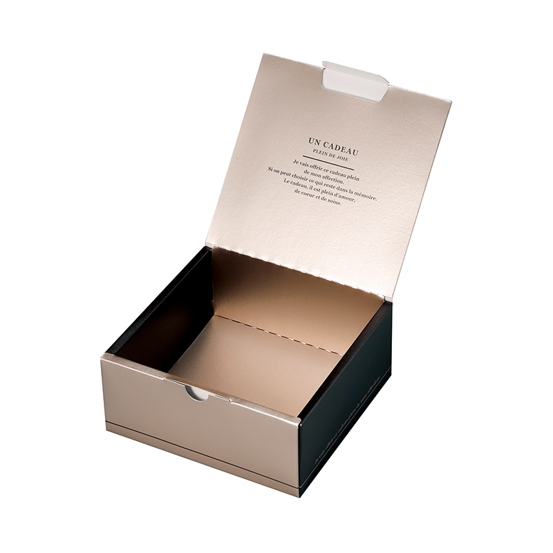 【直送品】 ヤマニパッケージ 洋菓子箱　リュクス スクエア 20－2106 100セット/箱（ご注文単位1箱）