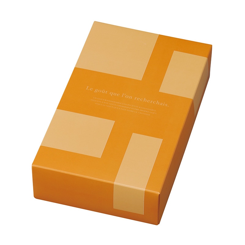 【直送品】 ヤマニパッケージ 洋菓子箱　ガトーセックギフト オレンジ　S 20－2153OR 150セット/箱（ご注文単位1箱）