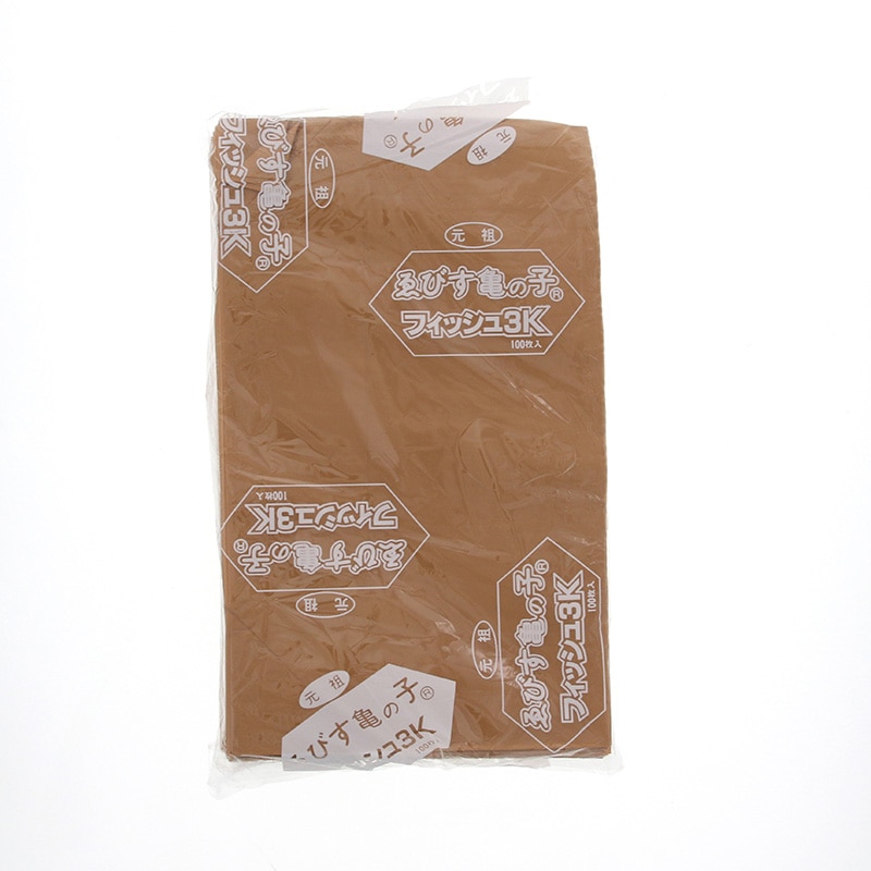 【直送品】朝日樹脂工業 ポリ舟底袋　フィッシュ 3K  100枚/袋（ご注文単位10袋）