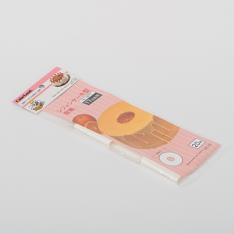 【直送品】cotta シフォンケーキ型敷紙 17cm 88206 1袋（ご注文単位1袋）
