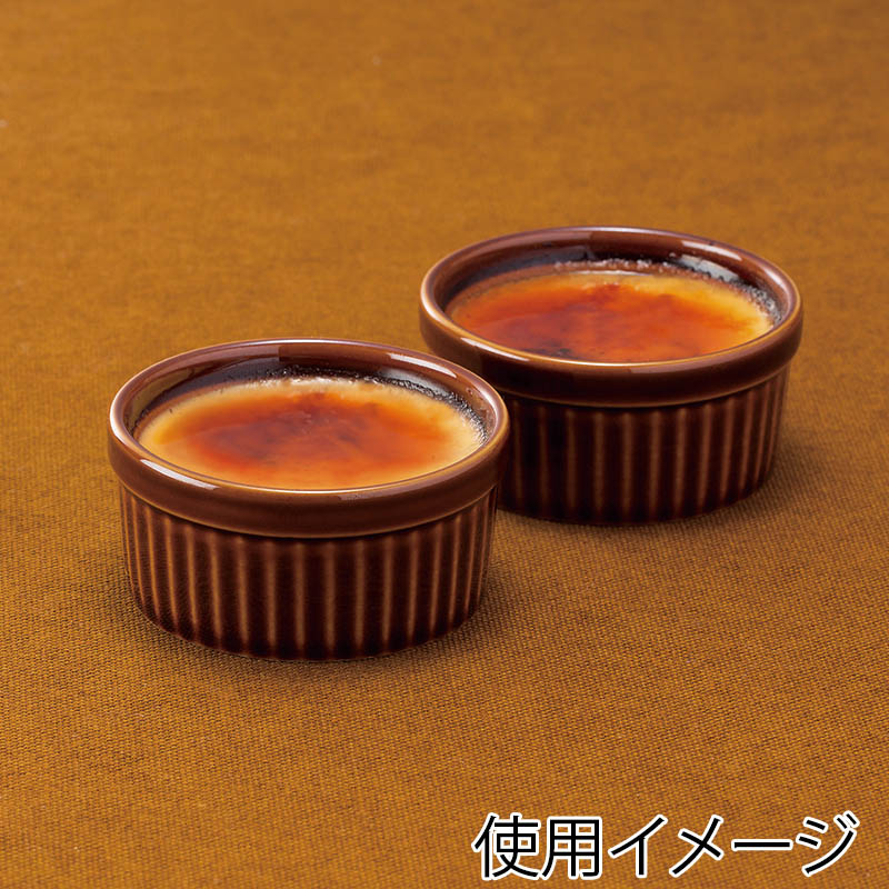 フォーション デザートカップ　FI　陶器　スフレ M アメ 192個/箱（ご注文単位1箱）【直送品】