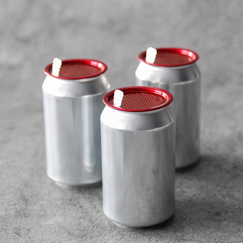 【直送品】BMターゲット 缶シーリング専用アルミ容器 円柱　330ml　フルオープン オールレッド 1個（ご注文単位100個）