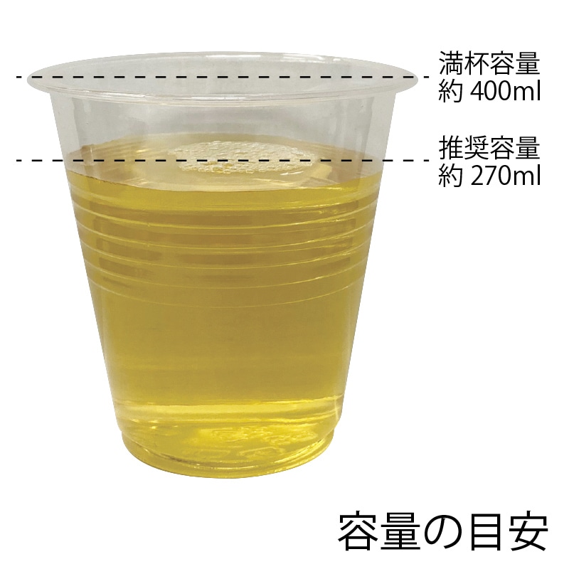 HEIKO プラスチックカップ 12オンス 口径95mm 透明 100個