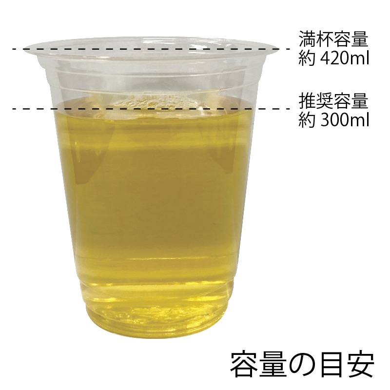 HEIKO プラスチックカップ 14オンス 口径95mm 透明 100個