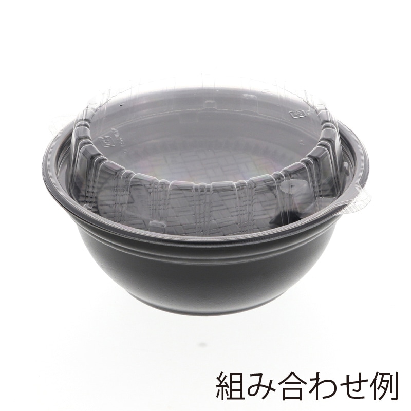 エフピコ 麺容器 DLV麺用 20 中皿-1用 内嵌合透明高蓋 穴有 50枚