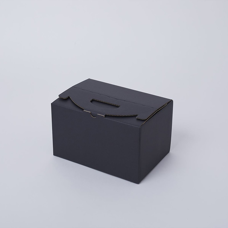 星野 ブドウ2WAYボックス 1kg用 黒　66158 25枚/包（ご注文単位1包）【直送品】