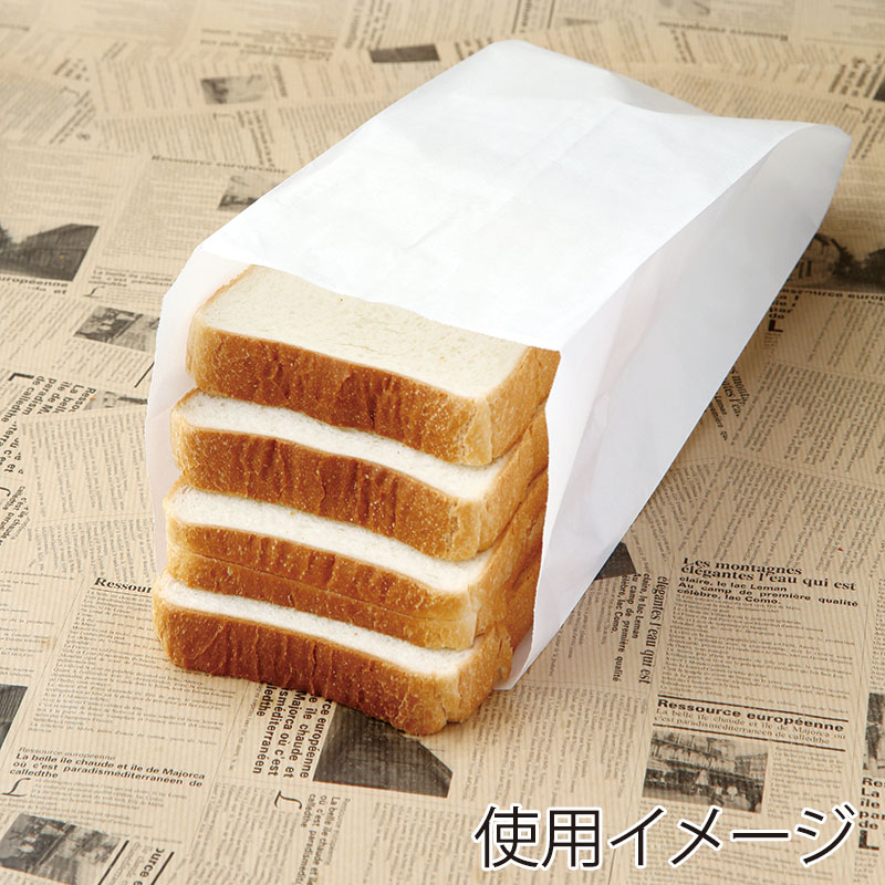 大阪ポリヱチレン販売 パン袋 焼きたてパン1斤 No.133 100枚