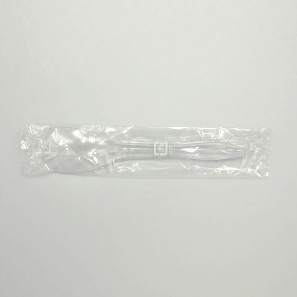 【直送品】 ホウケン産業 プラスチックアイススプーン　12cm 単袋　透明 100本/袋（ご注文単位50袋）