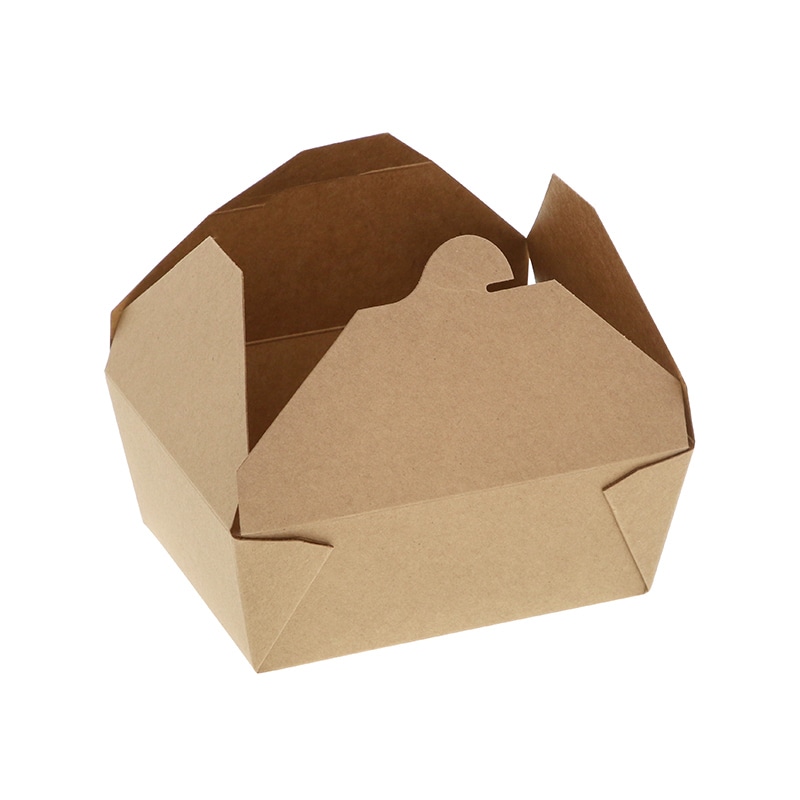 【直送品】 ケーピープラテック 食品容器　未晒紙ボックス  KM－32 50枚/袋（ご注文単位6袋）