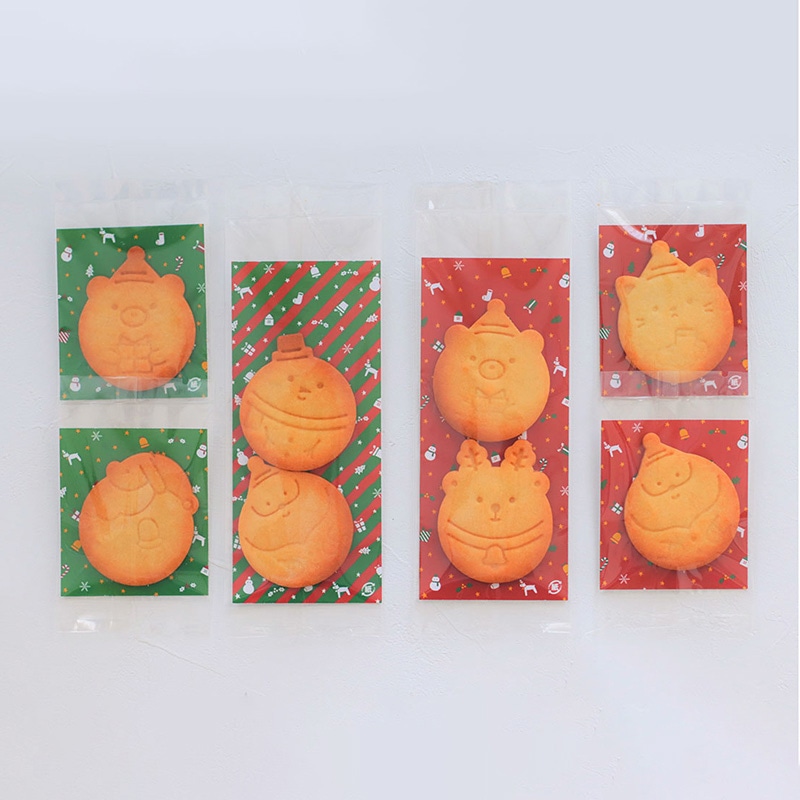 【直送品】 cotta クリスマスクッキー台紙 グリーン 92727 100枚/袋（ご注文単位1袋）