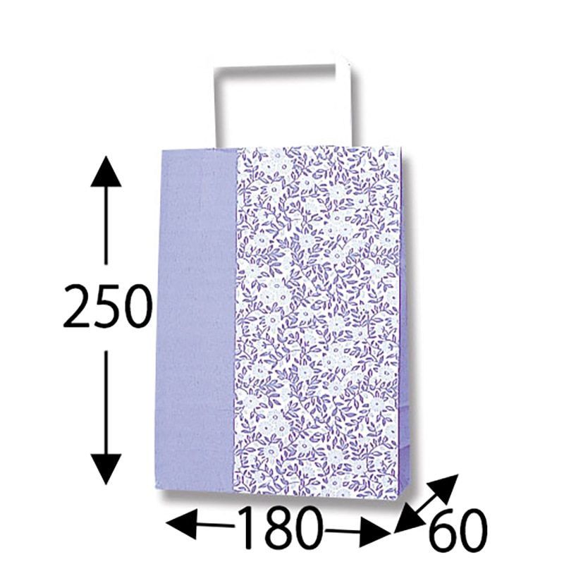 HEIKO 紙袋 H25チャームバッグ 18-3(平手) 香花(こうげ) 50枚