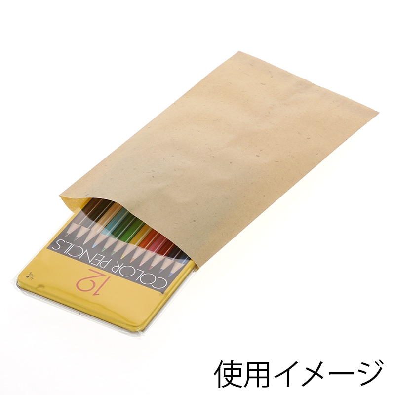 HEIKO 紙袋 柄小袋 ストレートタイプ B型 ナチュラル 100枚