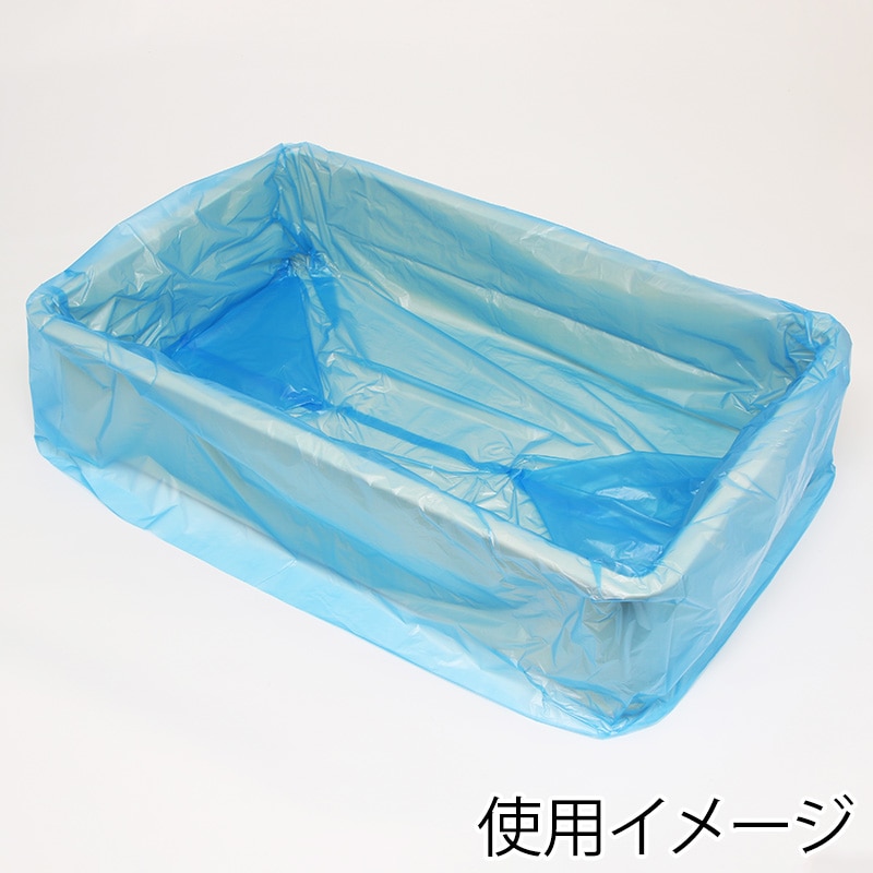 HEIKO ポリ袋 ばんじゅう用ポリ袋 L ブルー 100枚｜【シモジマ】包装