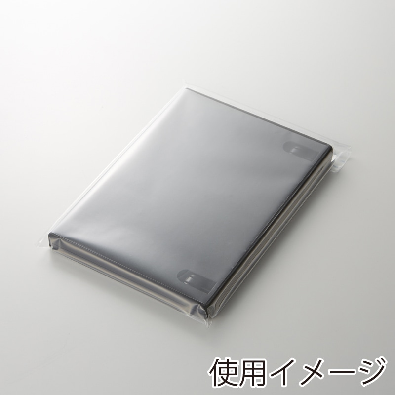 HEIKO OPP袋 クリスタルパック T-DVD(縦型)  (テープ付き) 100枚