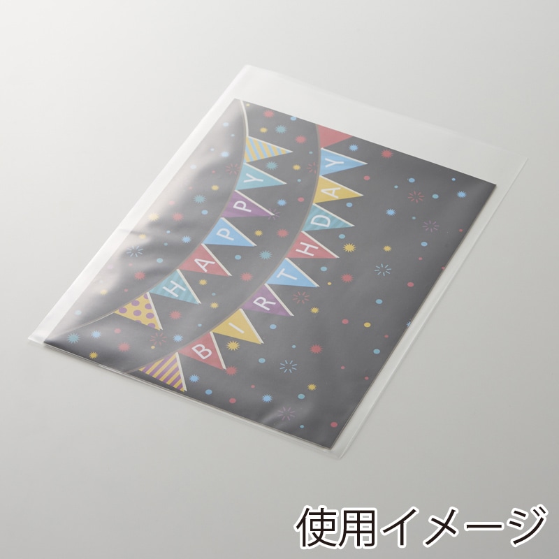 HEIKO OPP袋 クリスタルパック S13-18 (テープなし) 100枚