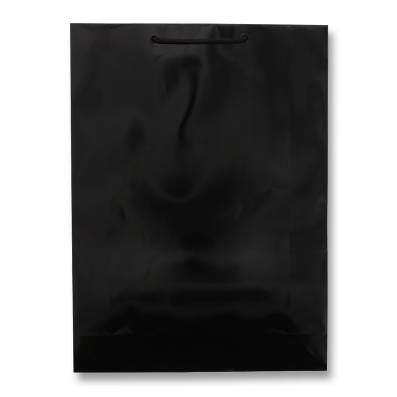 HEIKO 紙袋 ブライトバッグ G2 黒 10枚