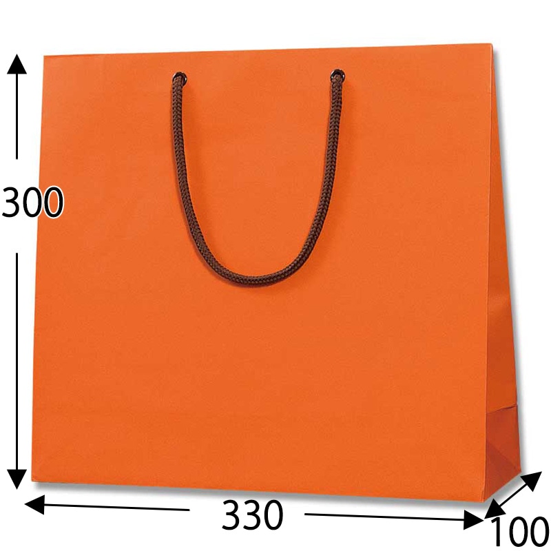 HEIKO 紙袋 ブライトバッグ GM DオレンジMT(マットPP貼り) 10枚 4901755580914 通販 包装用品・店舗用品のシモジマ  オンラインショップ