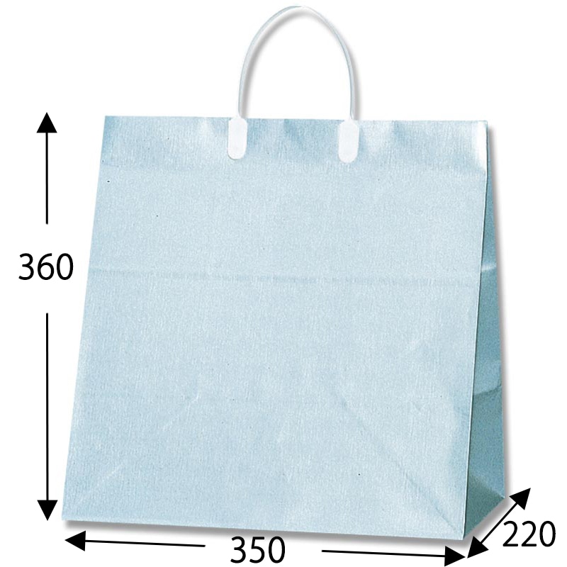 HEIKO 紙袋 ワイドバッグ S ブルー 10枚 4901755590135 通販 包装用品・店舗用品のシモジマ オンラインショップ