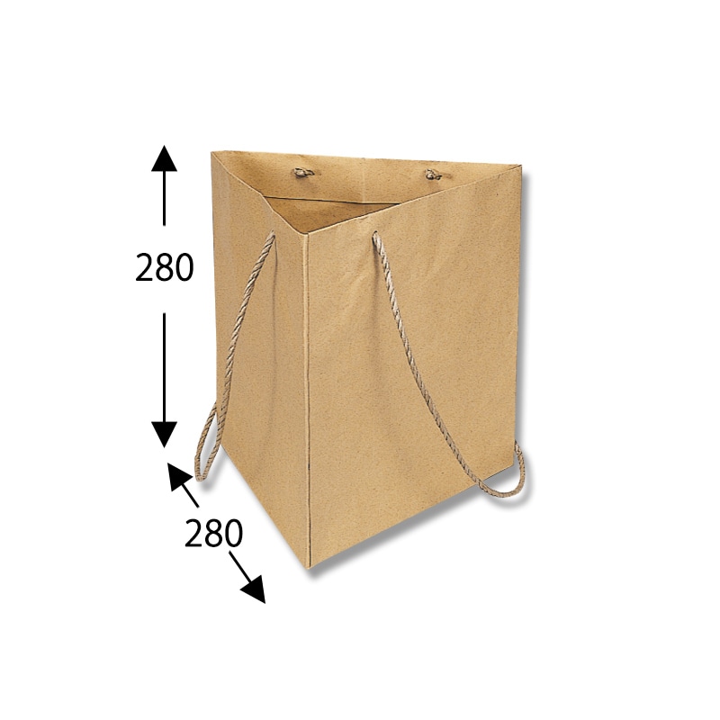HEIKO 紙袋 トライバッグ 未晒 NO.2 10枚 4901755592146 通販 包装用品・店舗用品のシモジマ オンラインショップ