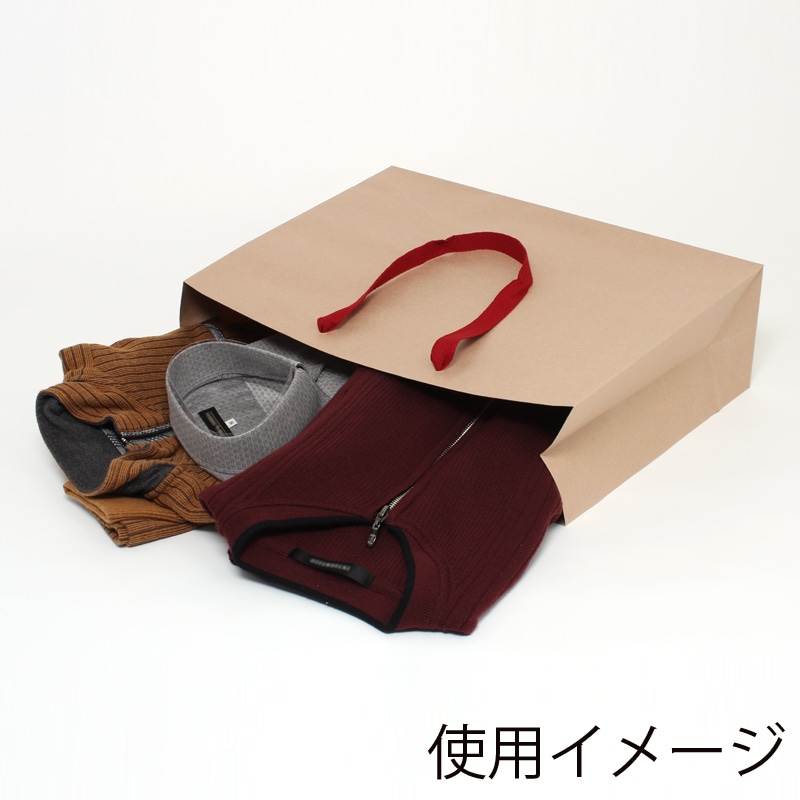 ケース販売HEIKO 紙袋 アレンジバッグ M 未晒無地 006441120 1ケース(10枚入×5袋 合計50枚)