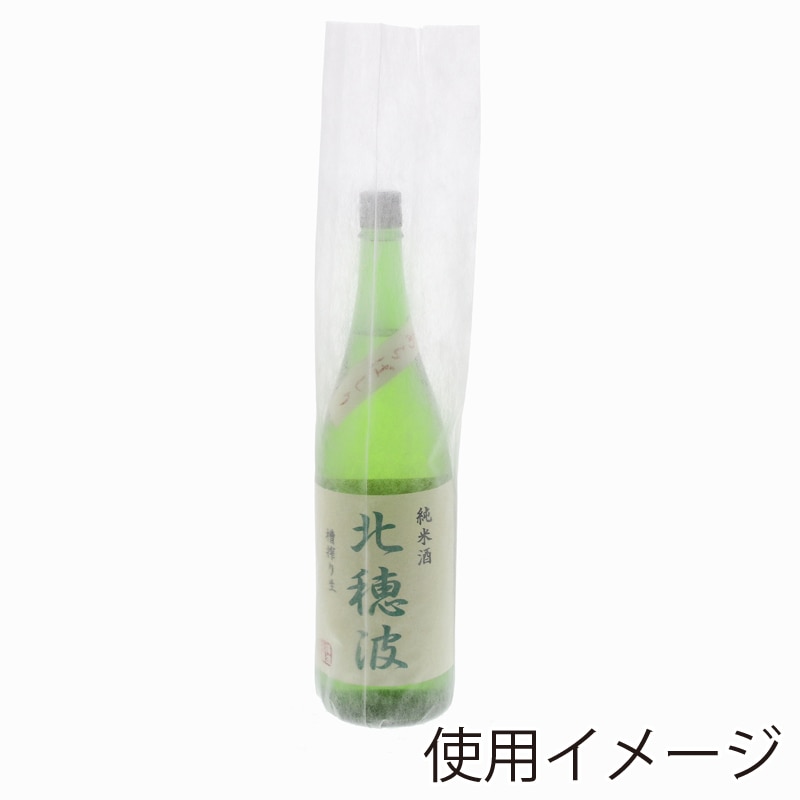不織布酒瓶袋 1升瓶用 白 100枚｜【シモジマ】包装用品・店舗用品の