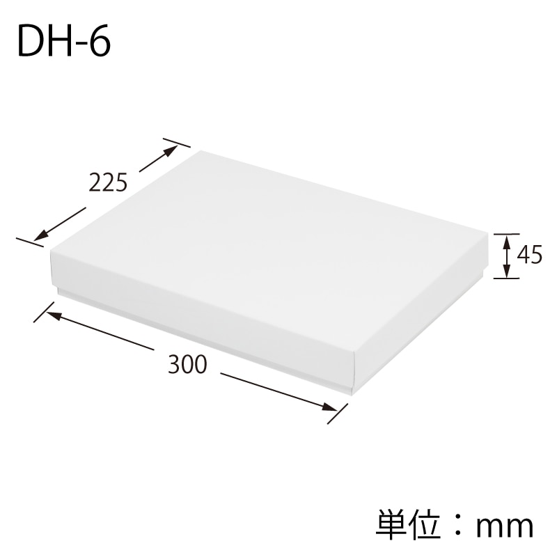 HEIKO 箱 デラックス白無地箱(エスプリ) DH-6 DXタオル6本 かぶせ蓋 10枚