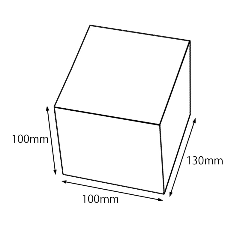HEIKO 箱 PETクリアケース 100×130×100 1個(ご注文単位5個)