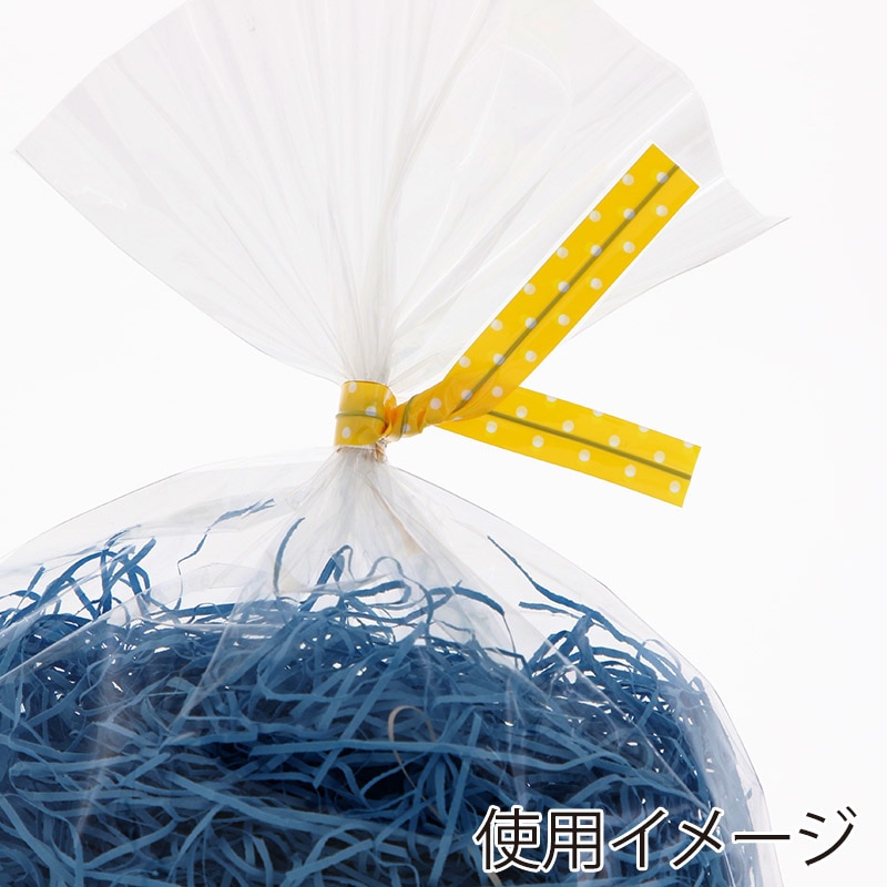 HEIKO ポップタイ 8mm幅×12cm D-3 レモン 500本