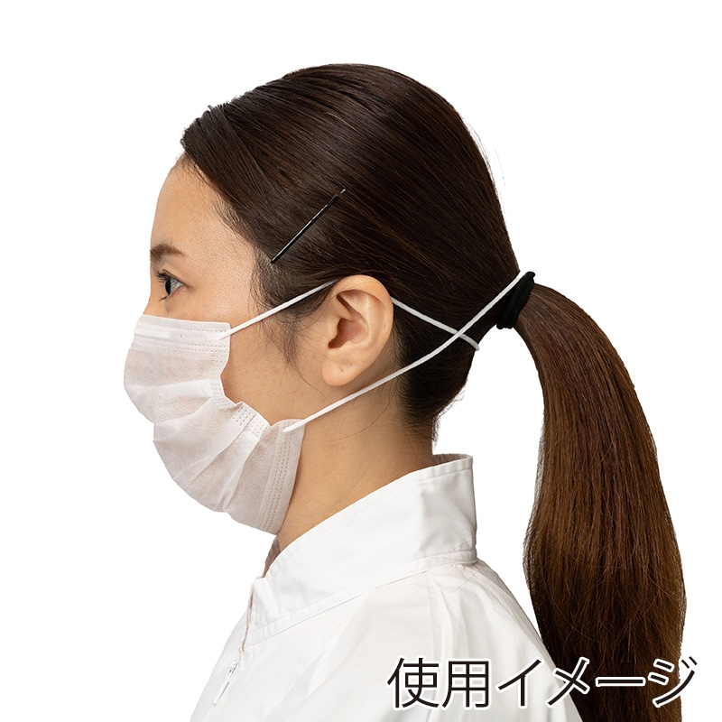 【直送品】 中部物産貿易 2層マスク　オーバーヘッドタイプ フリーサイズ 2SM－01B 100枚/箱（ご注文単位30箱）