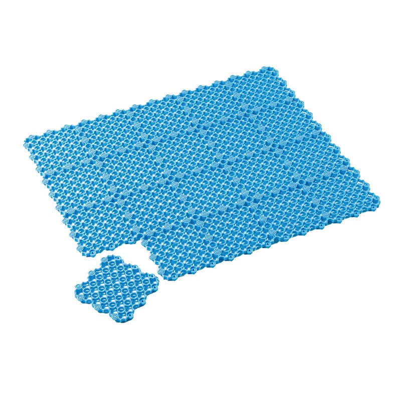 テラモト スノコ　マーブルマット 150×150　青 MR0610723 1枚（ご注文単位1枚）【直送品】