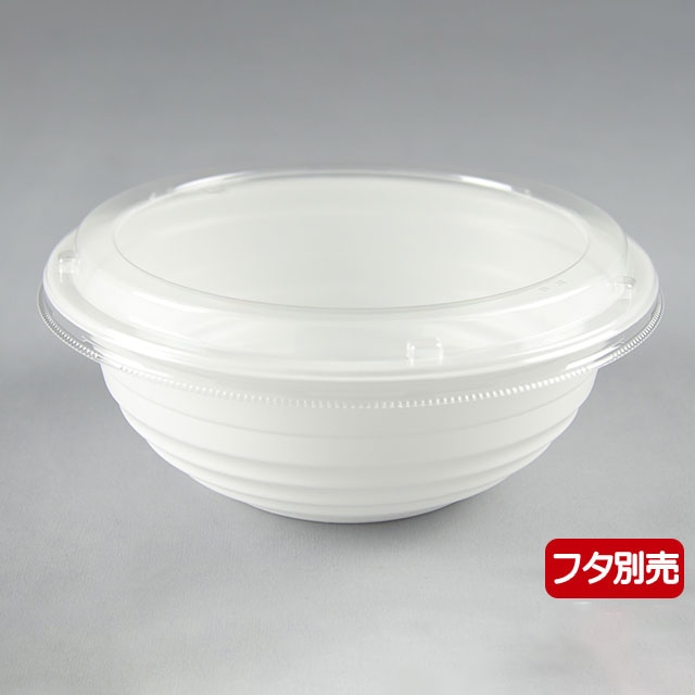 【直送品】 耐熱どんぶり容器　YS丼　本体 D－3 白 50枚/袋（ご注文単位6袋）