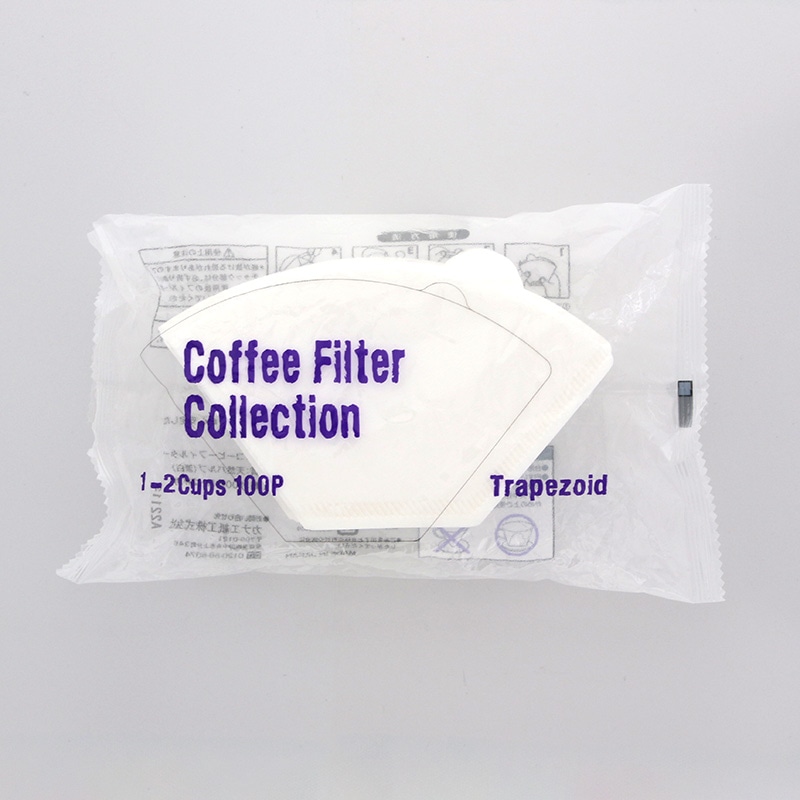 カナエ紙工 コーヒーフィルター 1～2人用 台形CF1 100枚