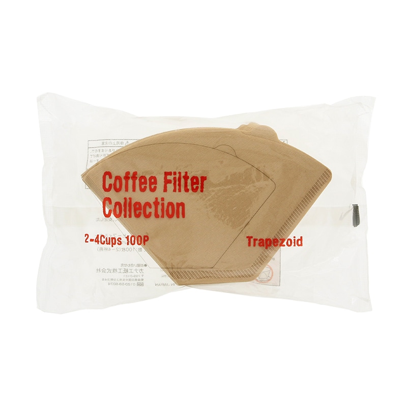 カナエ紙工 コーヒーフィルター 2～4人用 台形EF2 100枚