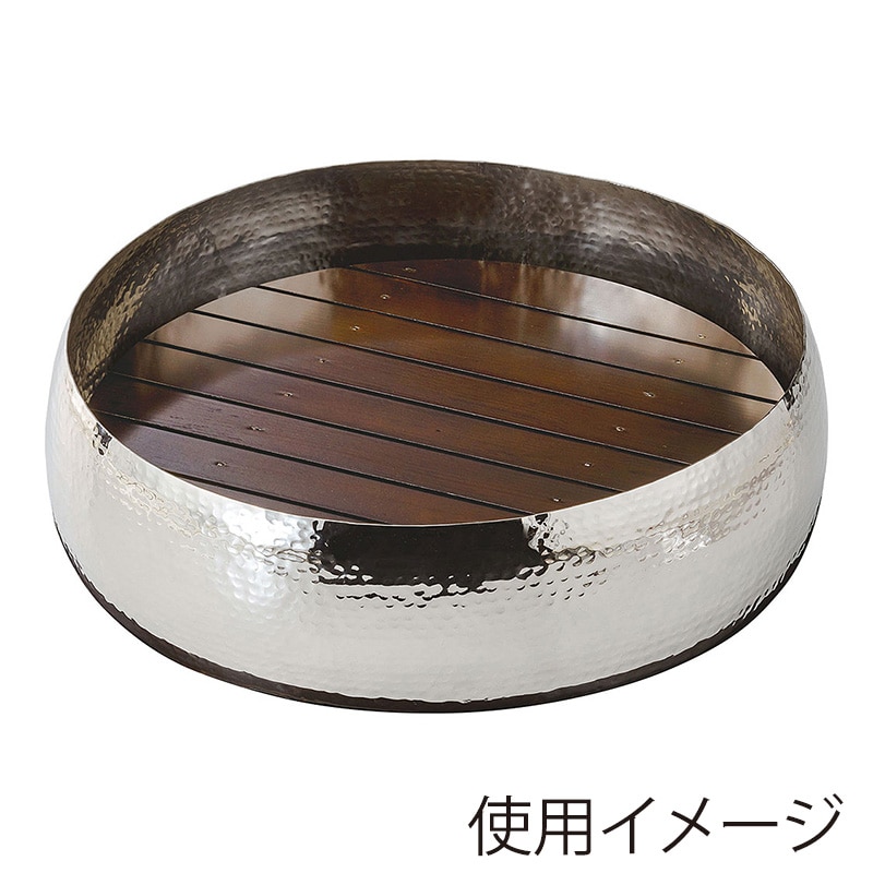 【直送品】 ヤマコー 太鼓型盛器用　目皿　大  23952 1個（ご注文単位1個）