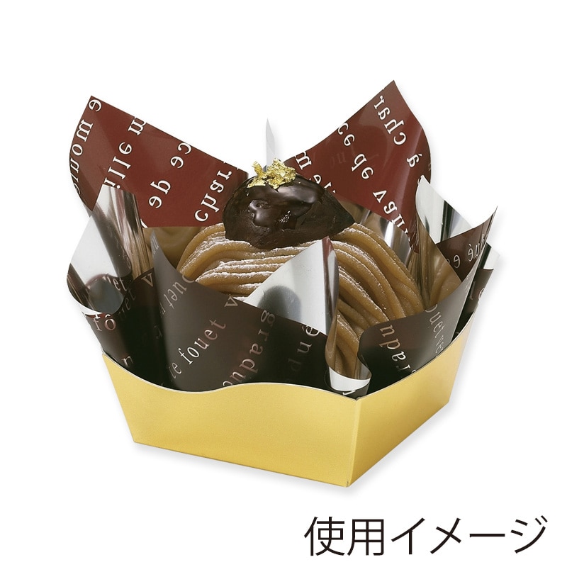 天満紙器 製菓資材 リファインココット PC-71 ミラーゴールド 50枚｜【シモジマ】包装用品・店舗用品の通販サイト