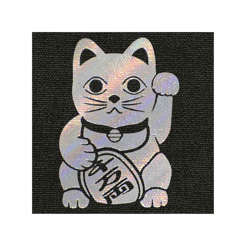 【直送品】 シンビ バインダーメニューブック　NTS－101 A4　4ページ　レールタイプ 招き猫　赤 1冊（ご注文単位1冊）