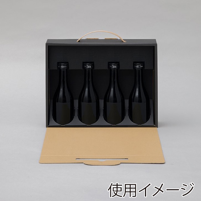 【直送品】 和気 セレクトキャリーケース 4本入 ブラック 20枚/箱（ご注文単位1箱）