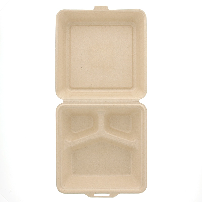 【直送品】ケーピープラテック 紙容器　KMボックス  KM－57－T　ナチュラル 25枚/袋（ご注文単位8袋）