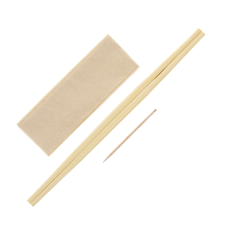 北海製箸 割箸 ピロー包装 未晒3点セット 50セット