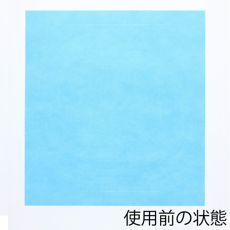 HEIKO 不織布テイクアウト袋 のび×2バッグ L ブルー 100枚