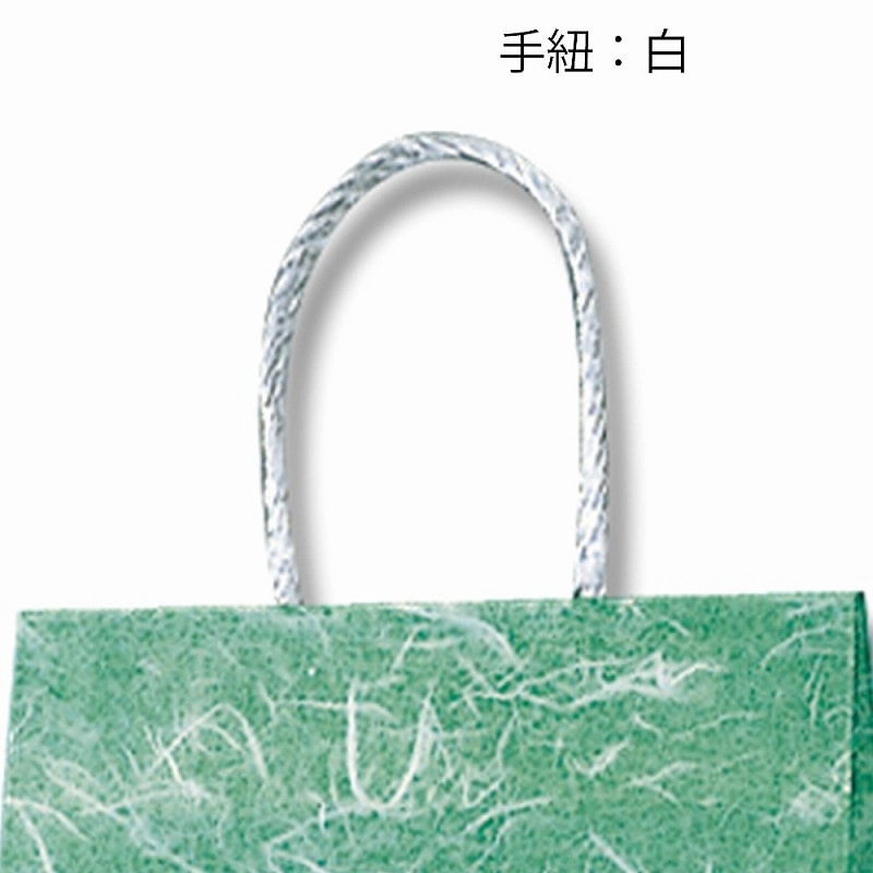 HEIKO 紙袋 スムースバッグ 22-12 雲竜 緑 25枚